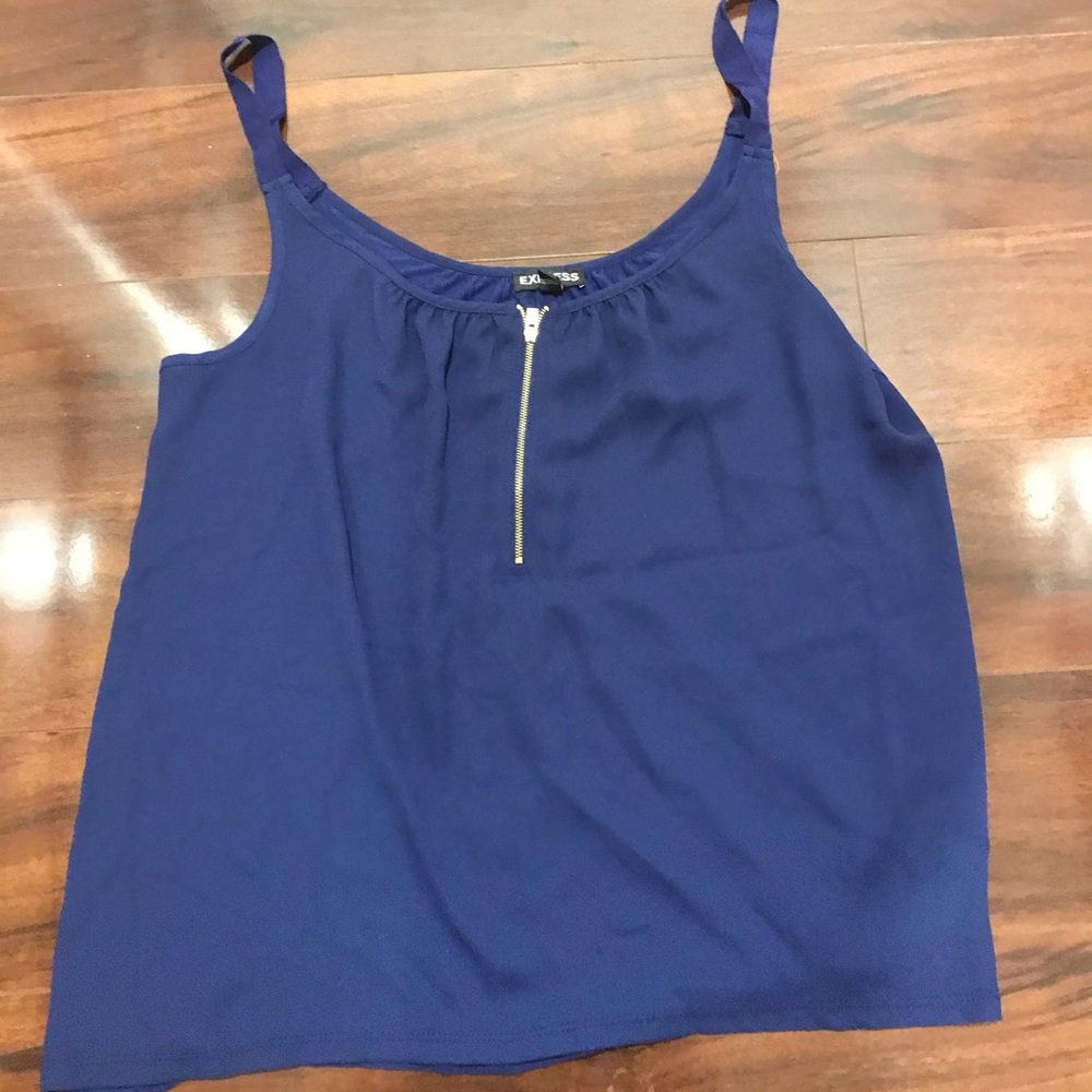 Navy Express Tank Top